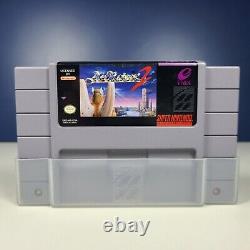 ActRaiser 2 Super Nintendo SNES Cartouche Manuel Boîte Enix RPG CIB Complet