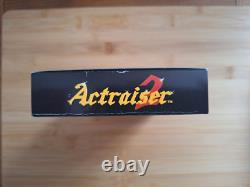 Actraiser 2 Super Nintendo SNES Jeu Vidéo Boîte CIB + Affiche (PAL EUR)
