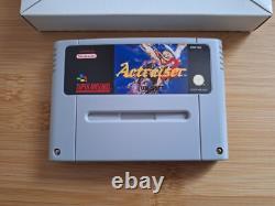 Actraiser 2 Super Nintendo SNES Jeu Vidéo Boîte CIB + Affiche (PAL EUR)
