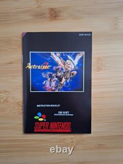 Actraiser 2 Super Nintendo SNES Jeu Vidéo Boîte CIB + Affiche (PAL EUR)