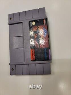 Aero Fighters SNES Super Nintendo 1994 100% AUTHENTIC ORIGNAL GENUINE CART ONLY translated in French is: Aero Fighters SNES Super Nintendo 1994 100% AUTHENTIQUE UNIQUEMENT CARTOUCHE ORIGINALE GÉNUINE