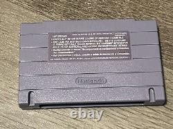 Amélioration de l'habitat Super Nintendo Snes Nettoyé et Testé Authentique
