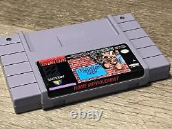 Amélioration de l'habitat Super Nintendo Snes Nettoyé et Testé Authentique