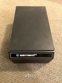 Armoire À Cartouches Vintage Nintendo 64 & Snes 12-game Storage Case Holder N64 Box