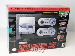 Authentique SNES Super Nintendo Classic Mini Super Système de Divertissement 21 Jeux