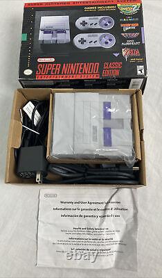 Authentique SNES Super Nintendo Classic Mini Super Système de Divertissement 21 Jeux
