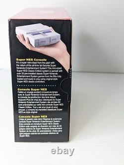 Authentique SNES Super Nintendo Classic Mini Super Système de Divertissement 21 Jeux