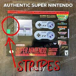 Authentique SNES Super Nintendo Classic Mini Super Système de Divertissement avec 21 Jeux