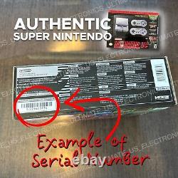 Authentique SNES Super Nintendo Classic Mini Super Système de Divertissement avec 21 Jeux