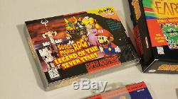 Beaucoup De Jeux Vidéo Scellé Avec Earthbound Et Super Mario Rpg (nes, Snes, Sega, Ps1)