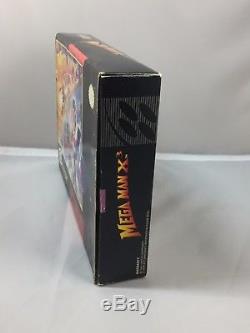 Boîte Mega Man X3 Super Nintendo Snes Et Manuel Seulement