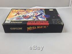Boîte Mega Man X3 Super Nintendo Snes Et Manuel Seulement