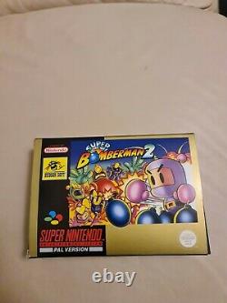 Bomberman Snes Super Nintendo Jeu Collectors Condition