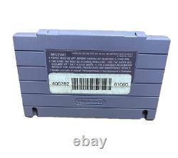 Boogerman A Pick and Flick Adventure Super Nintendo SNES Authentique et Testé