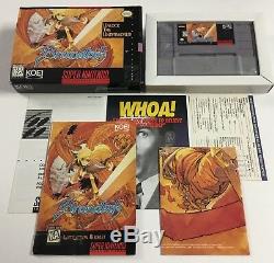 Brandish Super Nintendo Snes Cib 100% Complet Ex-nm Rare