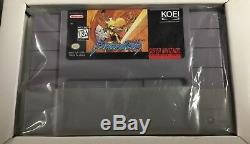 Brandish Super Nintendo Snes Cib 100% Complet Ex-nm Rare