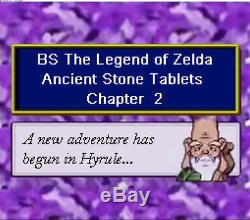 Bs Legend Of Zelda Anciennes Tablettes De Pierre Ast Super Nintendo Snes Toutes Les 4 Semaines