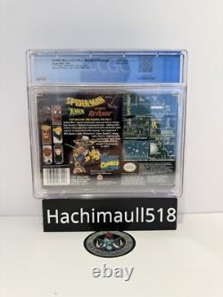 CGC 7.5 Spiderman X-Men Arcade Revenge Super Nintendo SNES ! 9.8 Cartouche