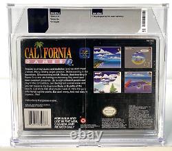 California Games II Super Nintendo SNES Neuf 1993 Scellé Usine WATA 8.5 B+