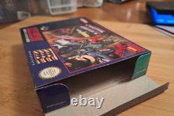 Captain America Super Nintendo SNES Jeu Vidéo Boîte Collectionneurs CIB + Affiche