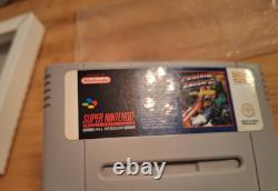 Captain America Super Nintendo SNES Jeu Vidéo Boîte Collectionneurs CIB + Affiche