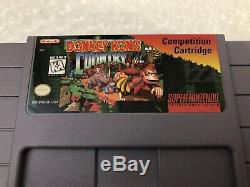 Cartouche De Compétition Donkey Kong Country (super Nintendo Snes) Authentique. Graal