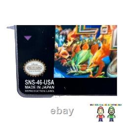 Cartouche et boîtier EVO 100% authentiques de recherche d'Eden (Super Nintendo SNES)