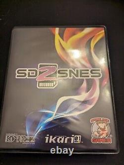 Cartouche rare SD2SNES Deluxe violette pour Super Nintendo Fxpak Stoneage Gamer