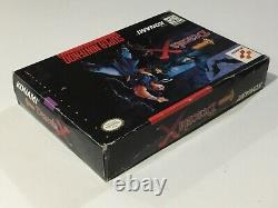 Castlevania Dracula X Super Nintendo Snes Cib Complet + Carte Reg