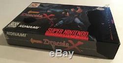 Castlevania Dracula X Super Nintendo Snes Cib Presque Complet À 100%