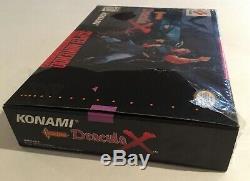Castlevania Dracula X Super Nintendo Snes Cib Presque Complet À 100%