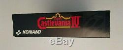 Castlevania IV 4 Super Nintendo Snes Complete In Box Cib Et Excellent + Euc