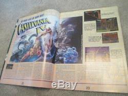 Castlevania IV 4 (super Nintendo Snes) Cib Complète Avec L'affiche + Magazine Nm