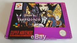 Castlevania Vampires Kiss Dans Acryglasbox Super Nintendo Snes 100% D'origine