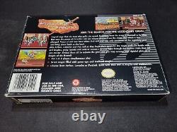 Chevaliers de la Table Ronde Authentique Super Nintendo SNES en excellent état complet avec boîte