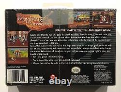 Chevaliers de la ronde Super Nintendo SNES CIB 100% complet Presque neuf