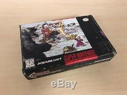 Chrono Trigger Complete Snes Jeu Super Nintendo Cib Avec Cartes Rares