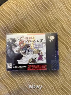 Chrono Trigger SNES CIB Complet dans la boîte Authentique Cartouche Mint Super Nintendo