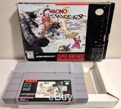 Chrono Trigger Snes Super Nintendo Cart Avec Box Rare Authentique