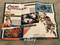 Chrono Trigger Snes Super Nintendo Pas De Boîte Complète / Manuel / Cartes / Plateau