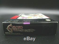 Chrono Trigger Sns Ovp Cib Super Nintendo Ntsc Top Carte Postale Complète