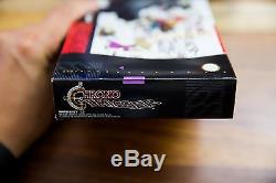 Chrono Trigger Squaresoft Rpg Affiche Complète Boîte Postale Cib Super Nintendo Snes
