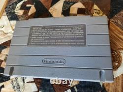 Chrono Trigger Super Nintendo SNES Jeu Authentique Testé Nettoyé Fonctionnant Batterie