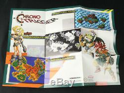 Chrono Trigger Super Nintendo Snes Cib Complète Dans L'encadré Insides Ex / Nm 8.5 Globalement