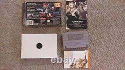Chrono Trigger (super Nintendo Snes 1995) Cart Cart Cart Manual Map Box (mayly Complete)