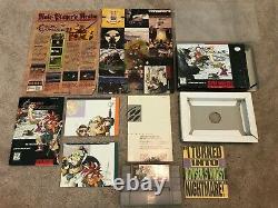 Chrono Trigger (super Nintendo Snes) Complet Cib Avec Affiches + Annonces Collecteur