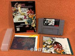 Chronotrigger Super Nintendo Snes Authentic Game Manual & Posters Akira Toriyama