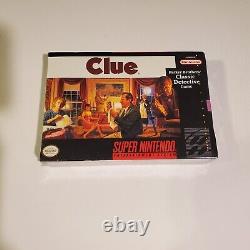 Clue (Super Nintendo SNES, 1992) ? SCELLÉ ? Tout Nouveau