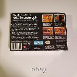 Clue (Super Nintendo SNES, 1992) ? SCELLÉ ? Tout Nouveau