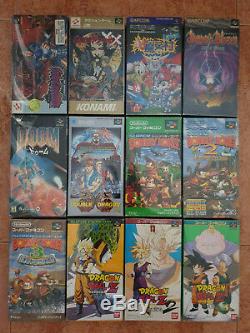 Collection De Lots Personnels Super Famicom 97 Jeux Exc. Condition Snes Sfc Nintendo
